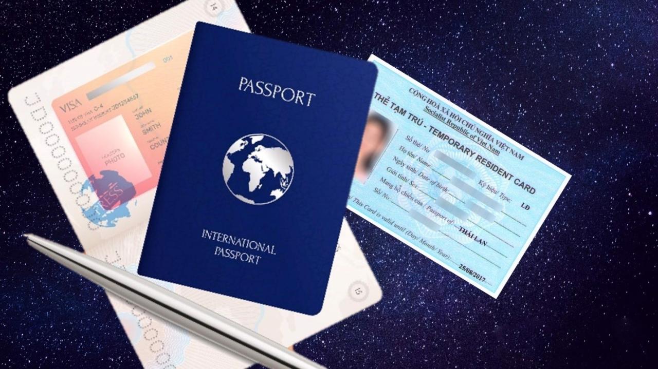 Lưu ý về hộ chiếu của người nước ngoài xin cấp thẻ tạm trú