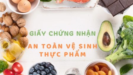 chứng nhận vệ sinh an toàn thực phẩm