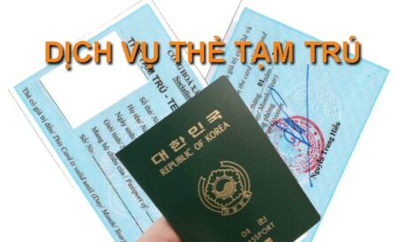 Dịch vụ thẻ tạm trú