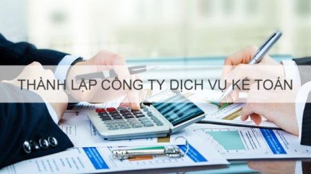 thành lập công ty dịch vụ kế toán