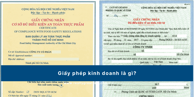 Giấy phép kinh doanh là gì?