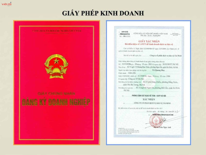 Giấy chứng nhận đăng ký kinh doanh