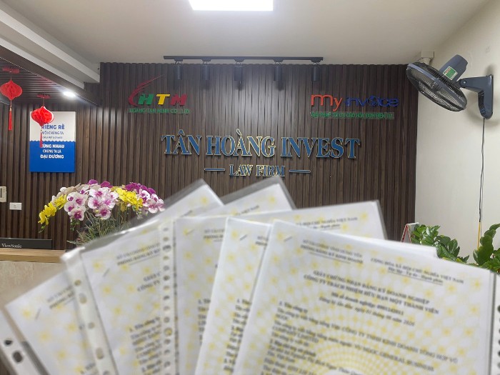 Giấy phép kinh doanh của Luật Tân Hoàng